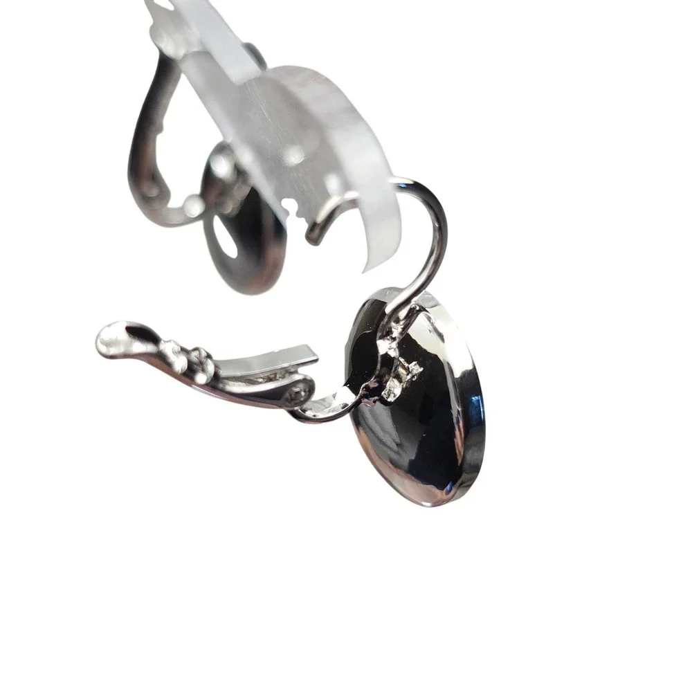 NEW Rose MedPink SwarovskiElements Crystal LeverbackEarrings13mmPlatinum Plated!